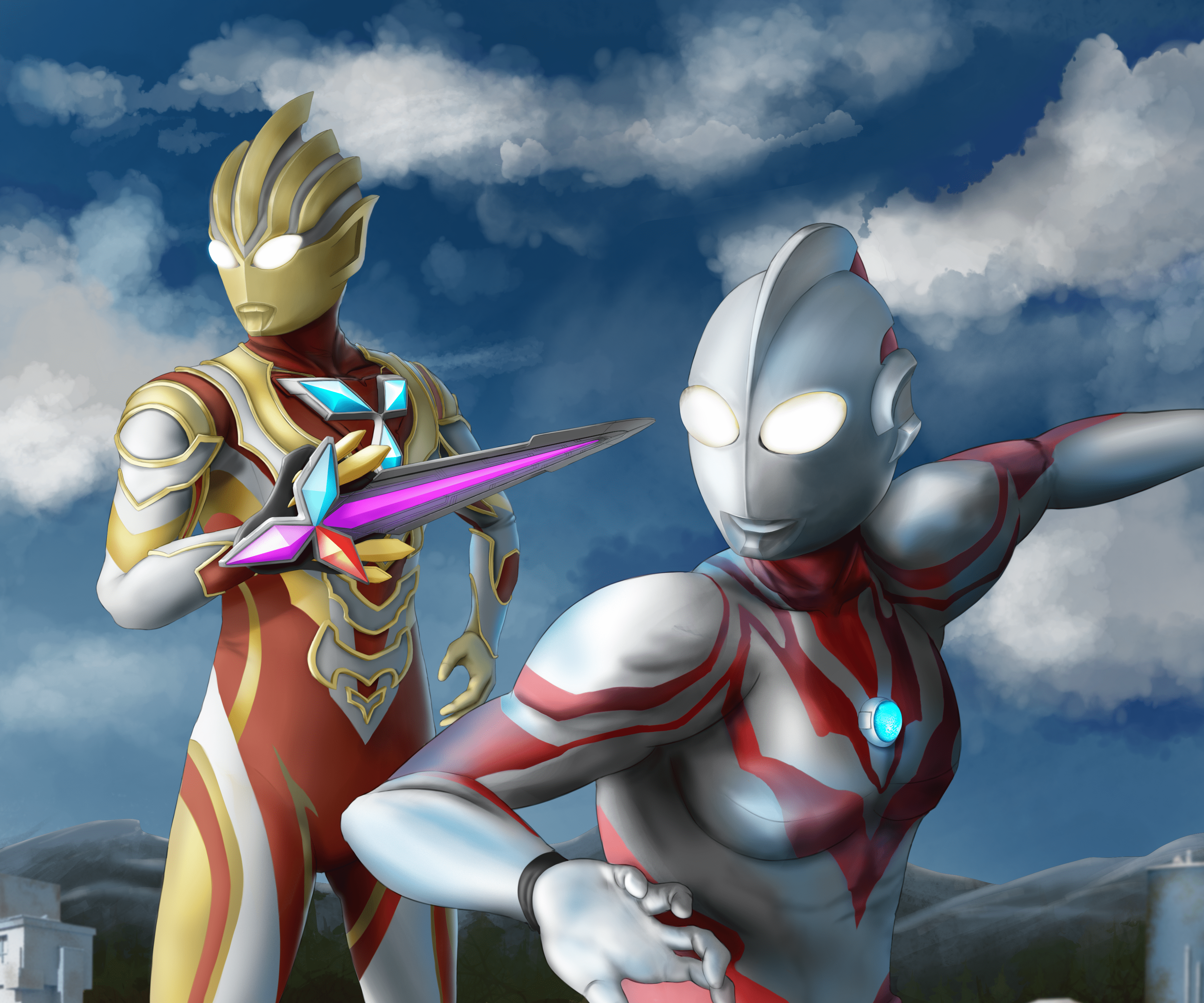 3508x2923 Download Anime Ultraman (DC Comics) HD Wallpaper