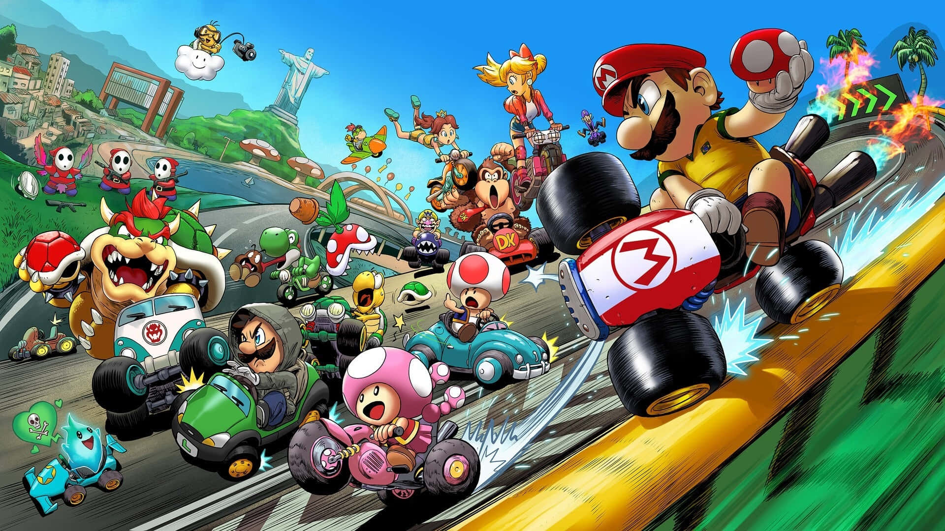 1920x1080 Download Mario Kart World Championship Wallpaper