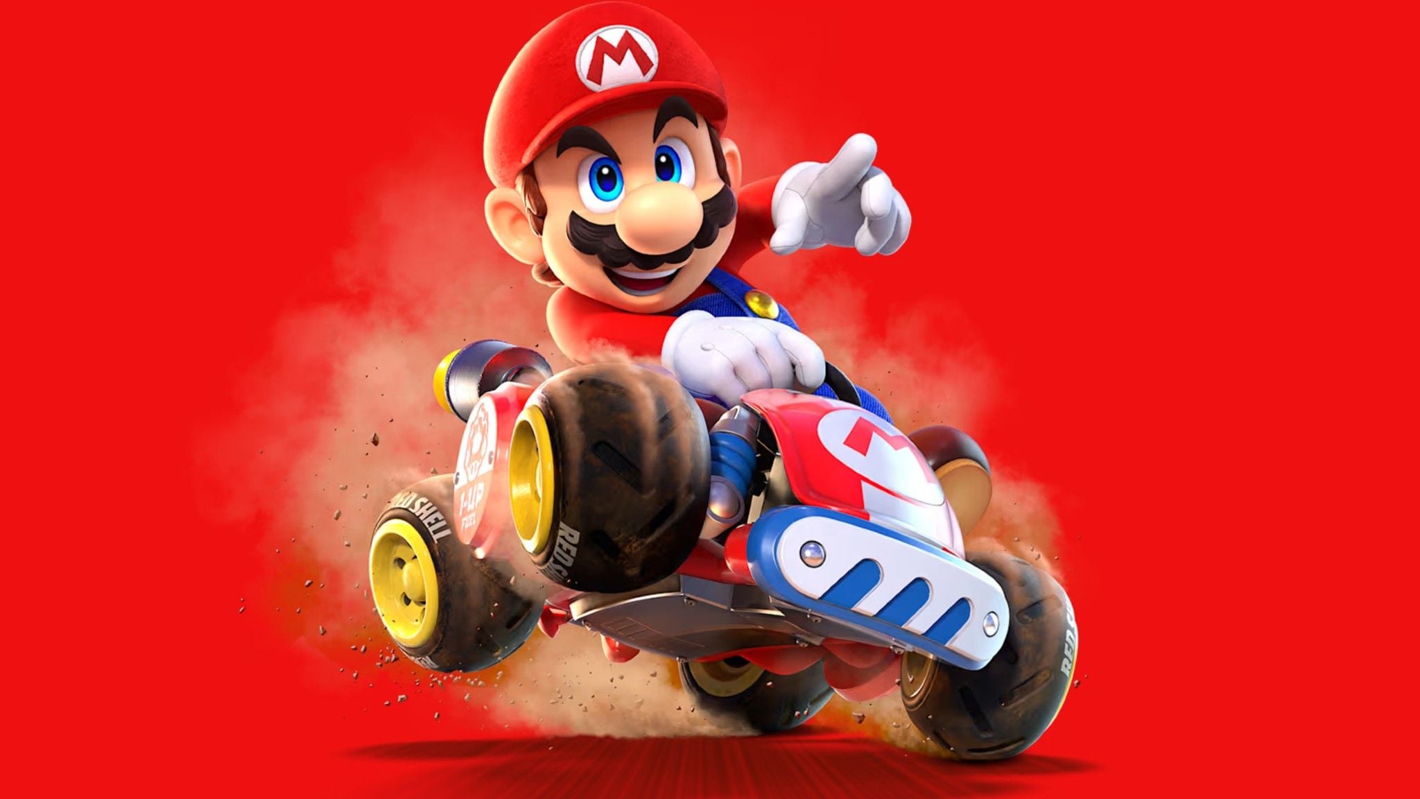 2048x1152 Mario Kart World Wallpaper