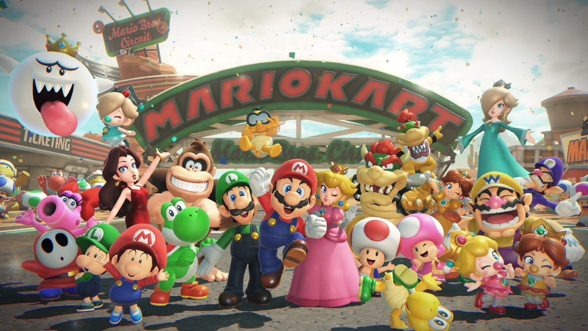 1920x1080 All Mario Kart World Outfits and all food locations for unlocking them