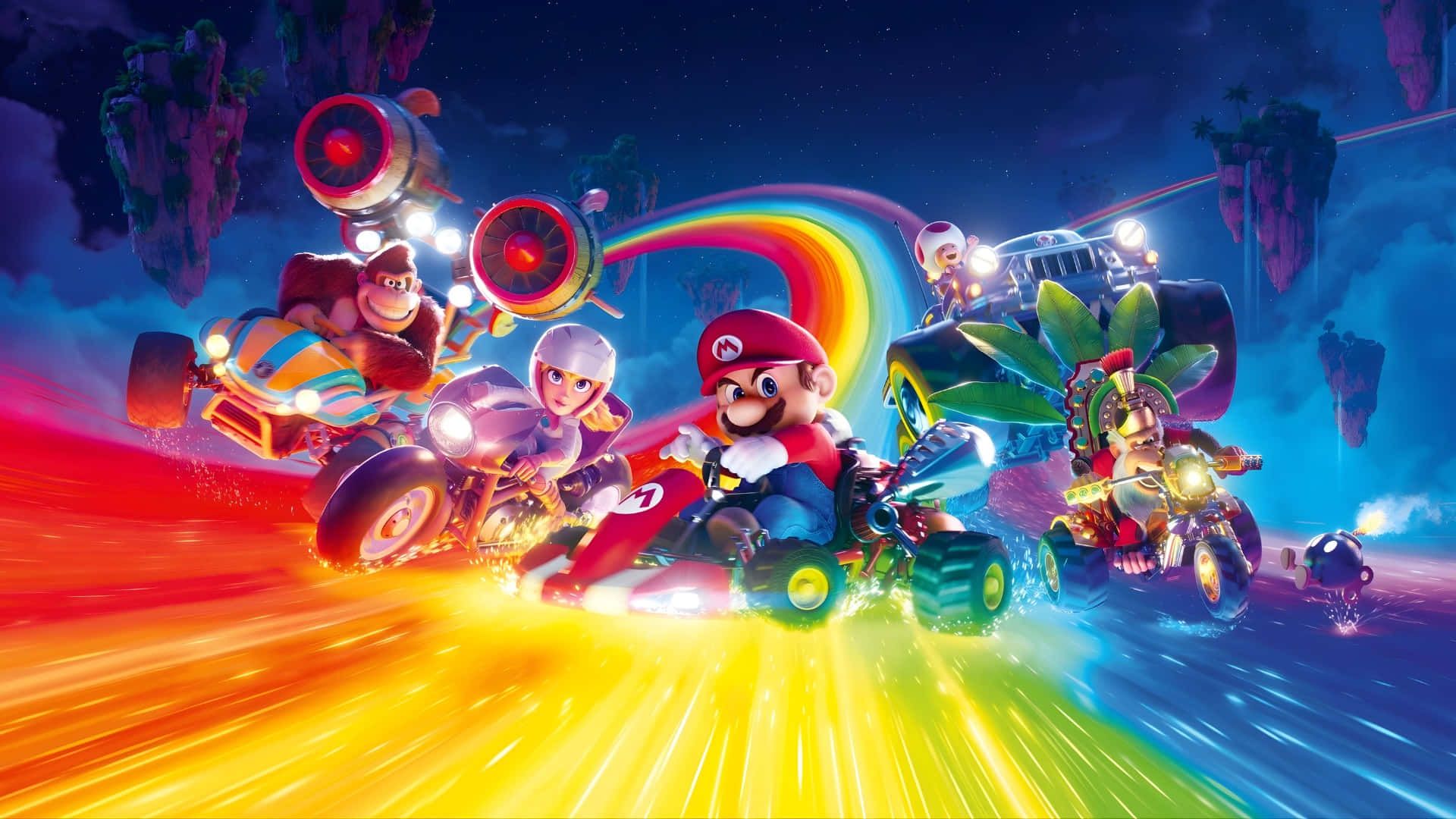 1920x1080 Download Mario Kart World Race Wallpaper