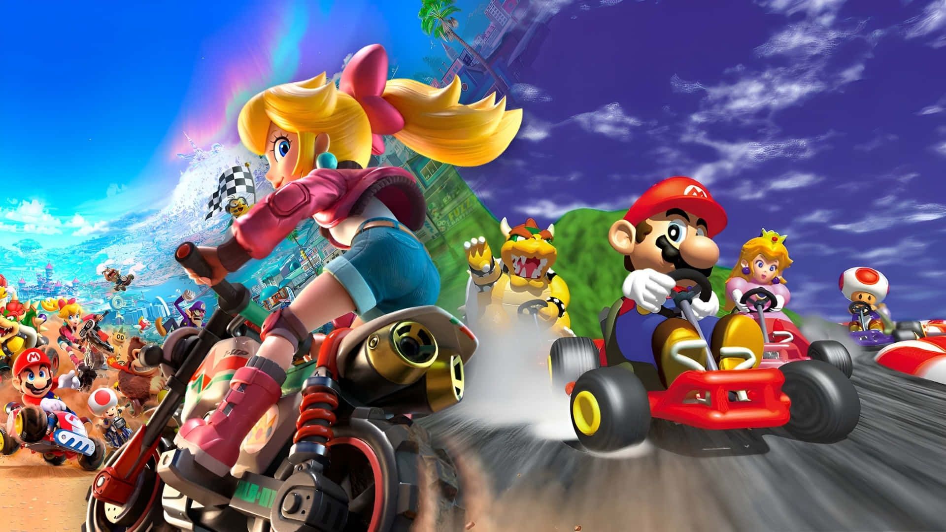 1920x1080 Download Mario Kart World Racing Wallpaper