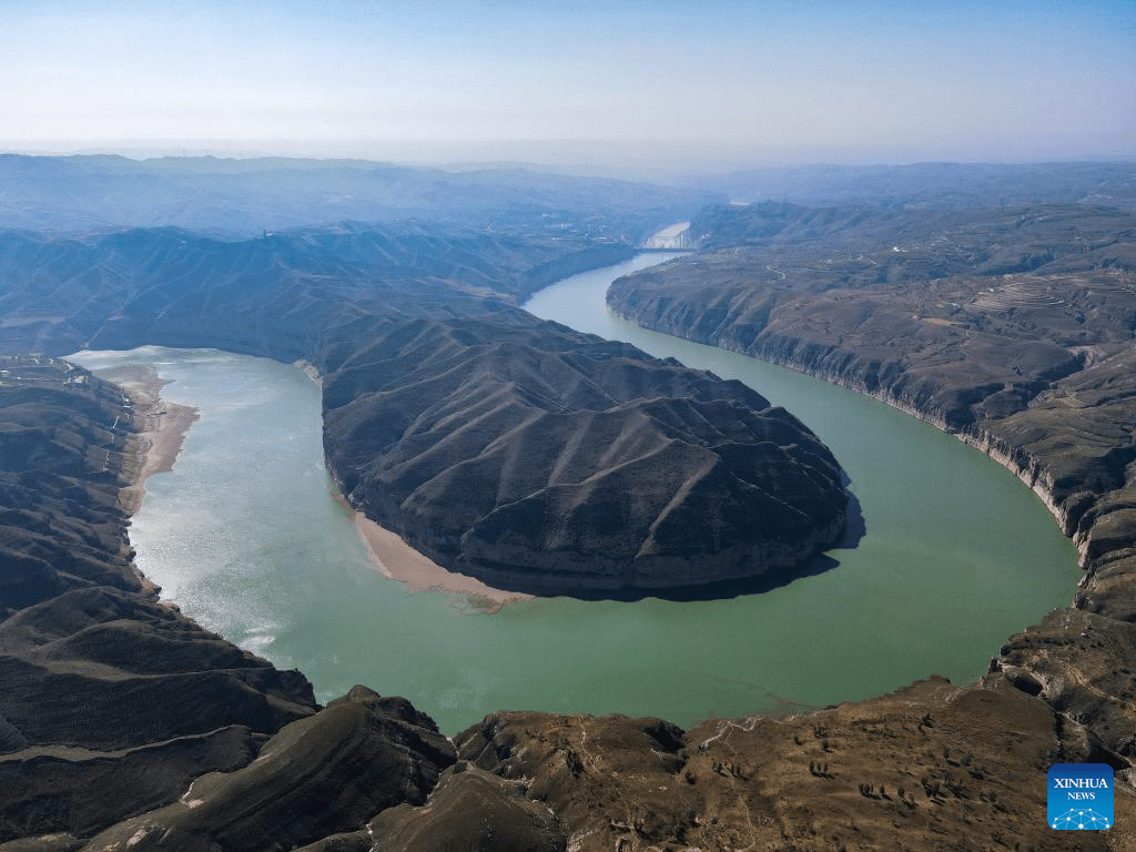 1024x768 Scenery of Yellow River in N China's Inner Mongolia's Daily Online