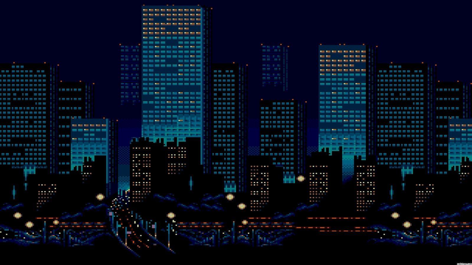 1600x900 Pixelated Wallpaper