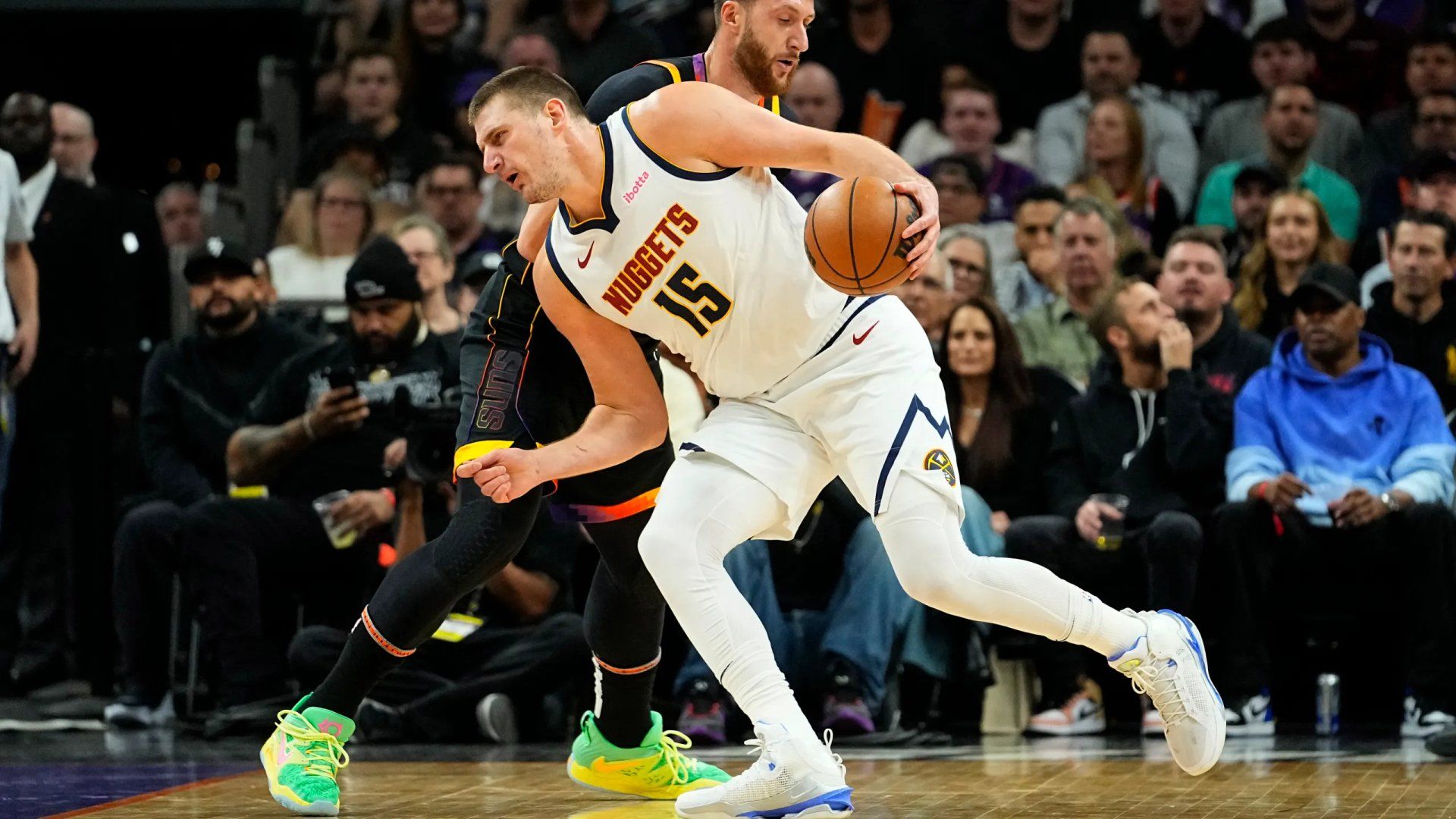 1920x1080 Denver Nuggets NBA Action: Nikola Jokić HD Wallpaper