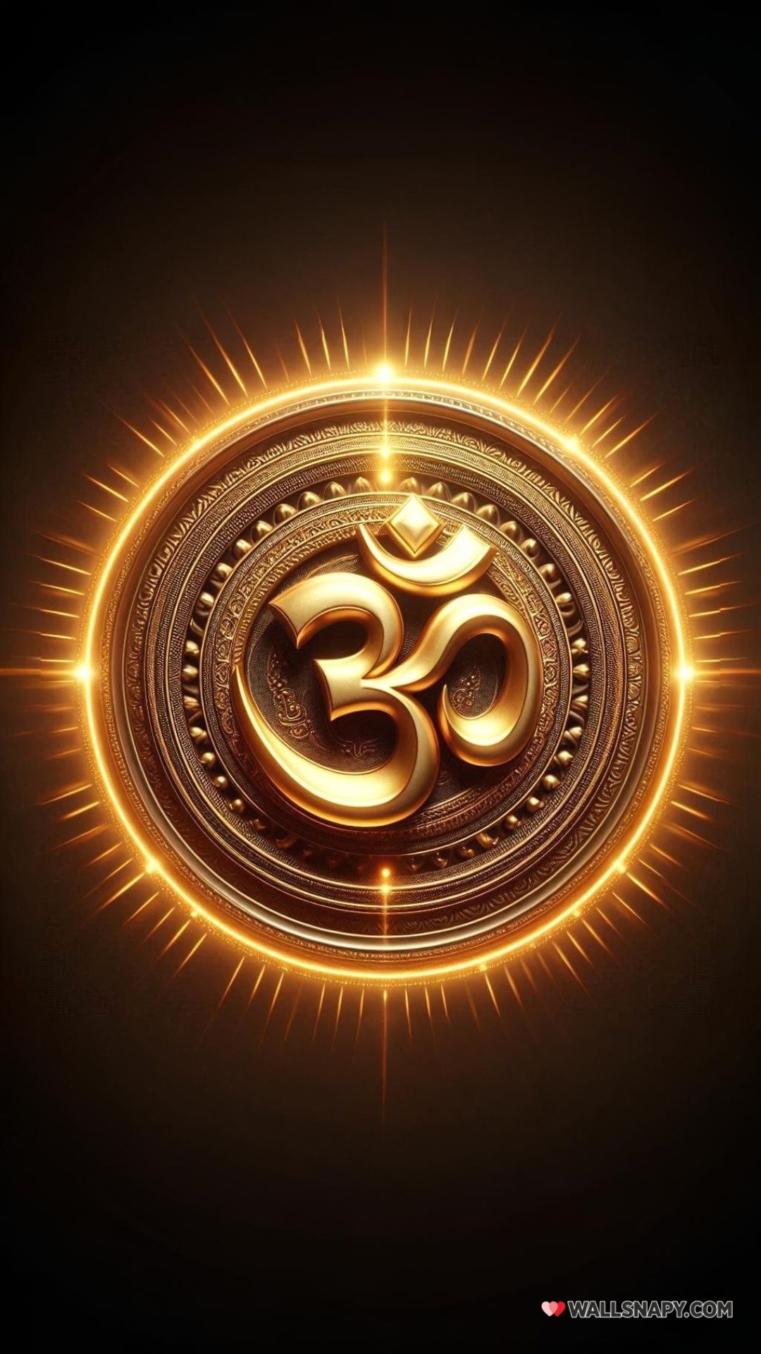 1080x1920 Om ai wallpaper 4k spiritual energy vibes 3D mobile download