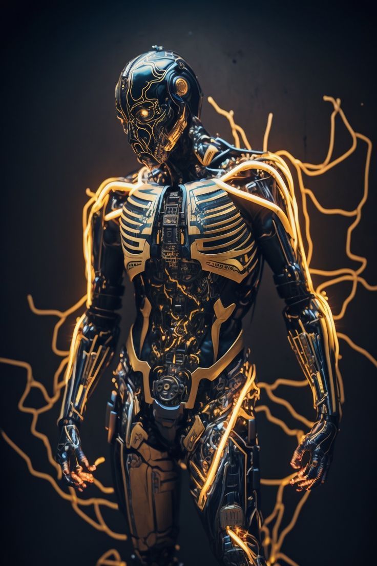 736x1104 AI Generated Robot