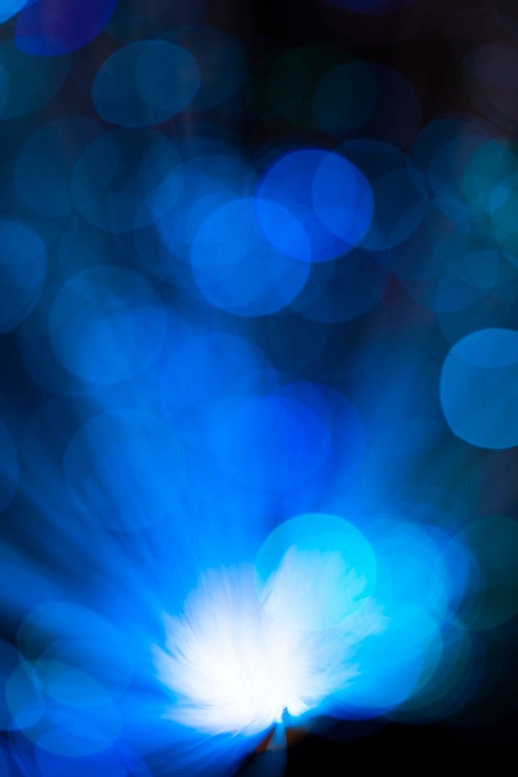 740x1110 Blue Ambient Lighting Photo Free High Quality Picture