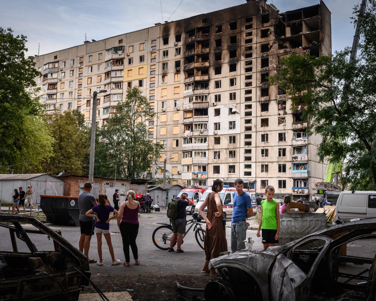 1280x1024 War in Ukraine: In Kharkiv, bombed by the Russian army, 'everyone here has a cousin in Russia'