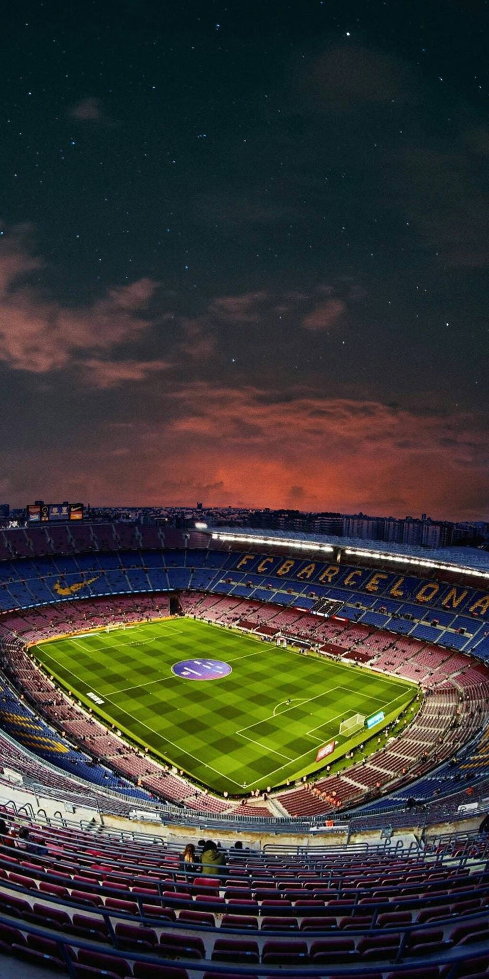 960x1920 Download Barcelona Fc Field Wallpaper