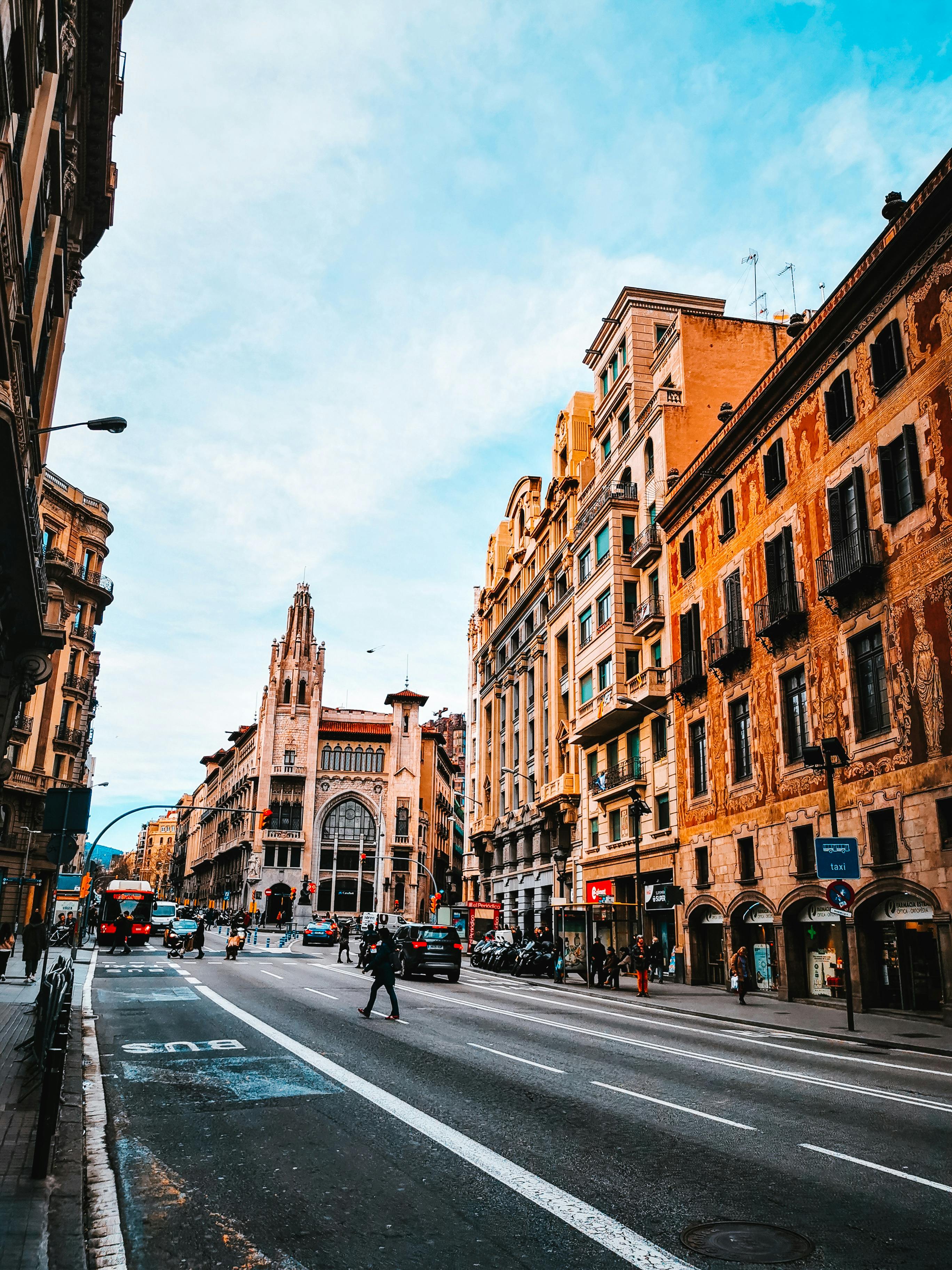 2736x3648 Photo of a Street in Barcelona, Spain · Free