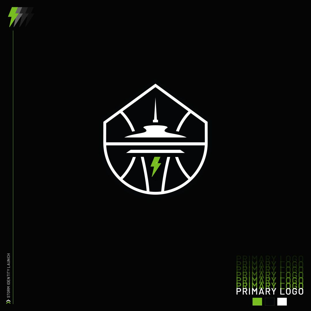 1080x1080 Seattle Storm rebrand with a new logo