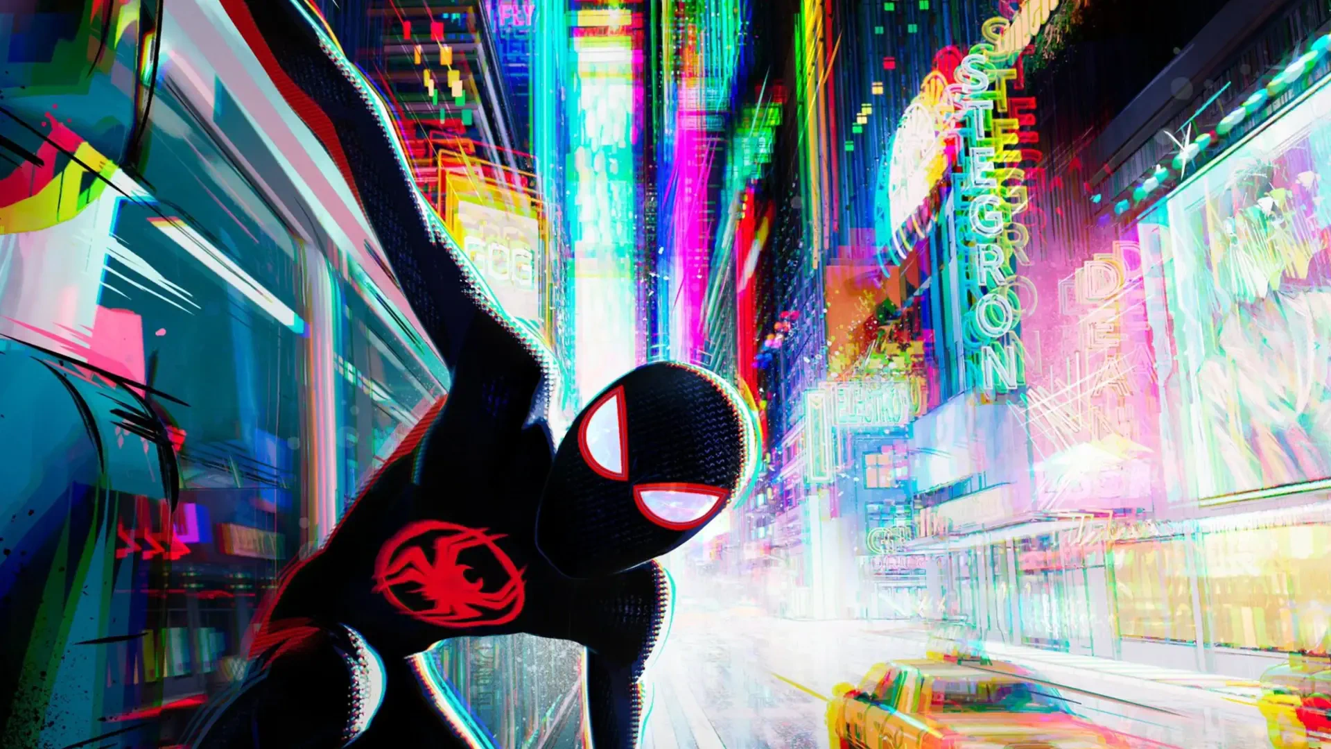 1920x1080 Download Spider Man: Beyond The Spider Verse 4k Ultra HD Wallpaper
