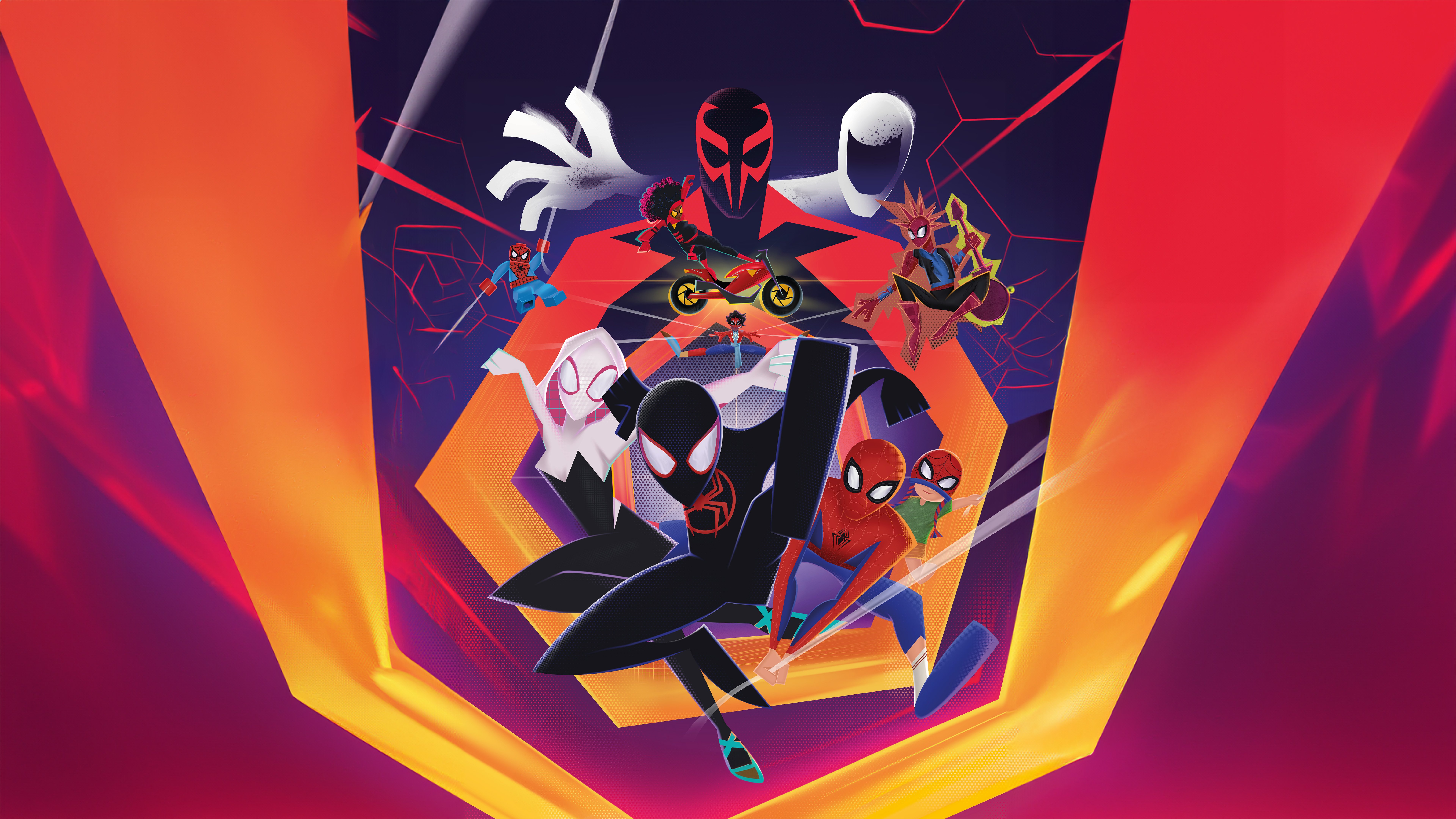 7680x4320 Spider Man Beyond The Spider Verse Wallpaper, HD Superheroes Wallpaper, 4k Wallpaper, Image, Background, Photos and Picture