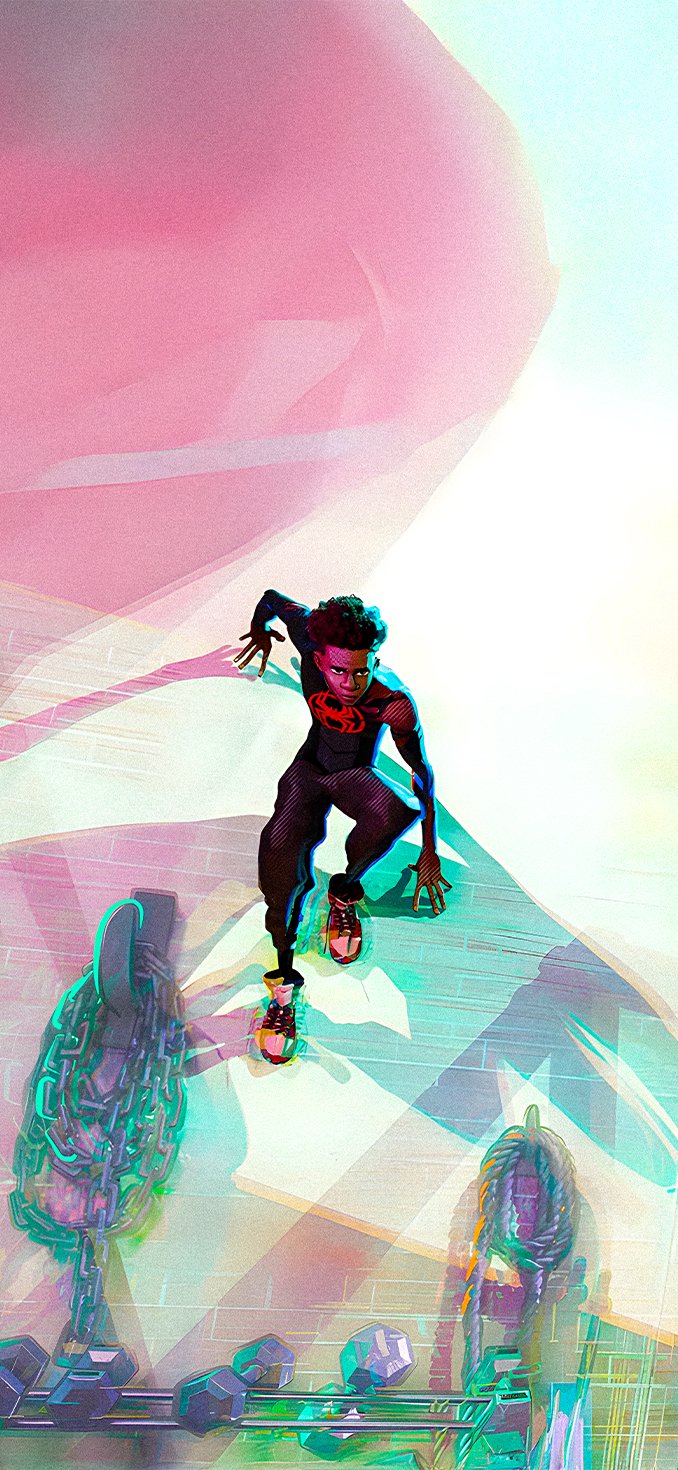 678x1470 Spider Man Beyond The Spider Verse Wallpaper 4k IPhone