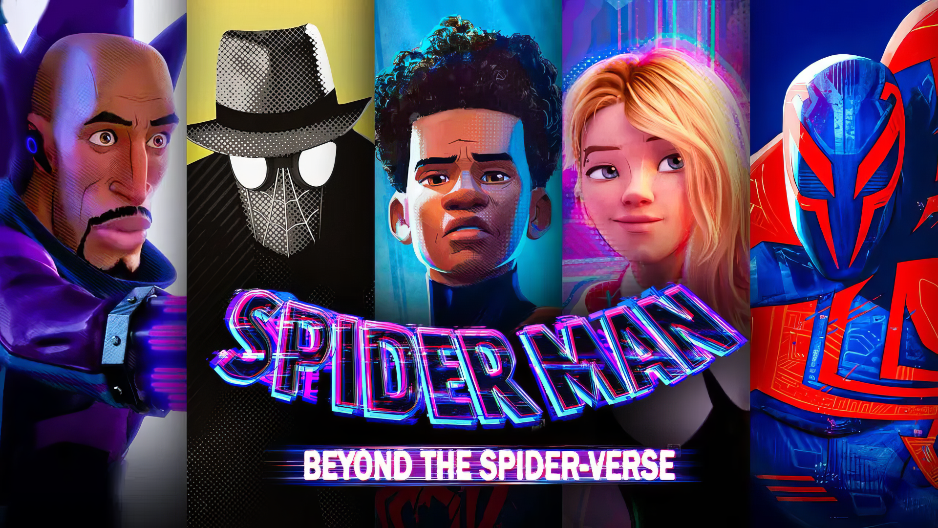 1920x1080 Spider Man: Beyond The Spider Verse HD Wallpaper