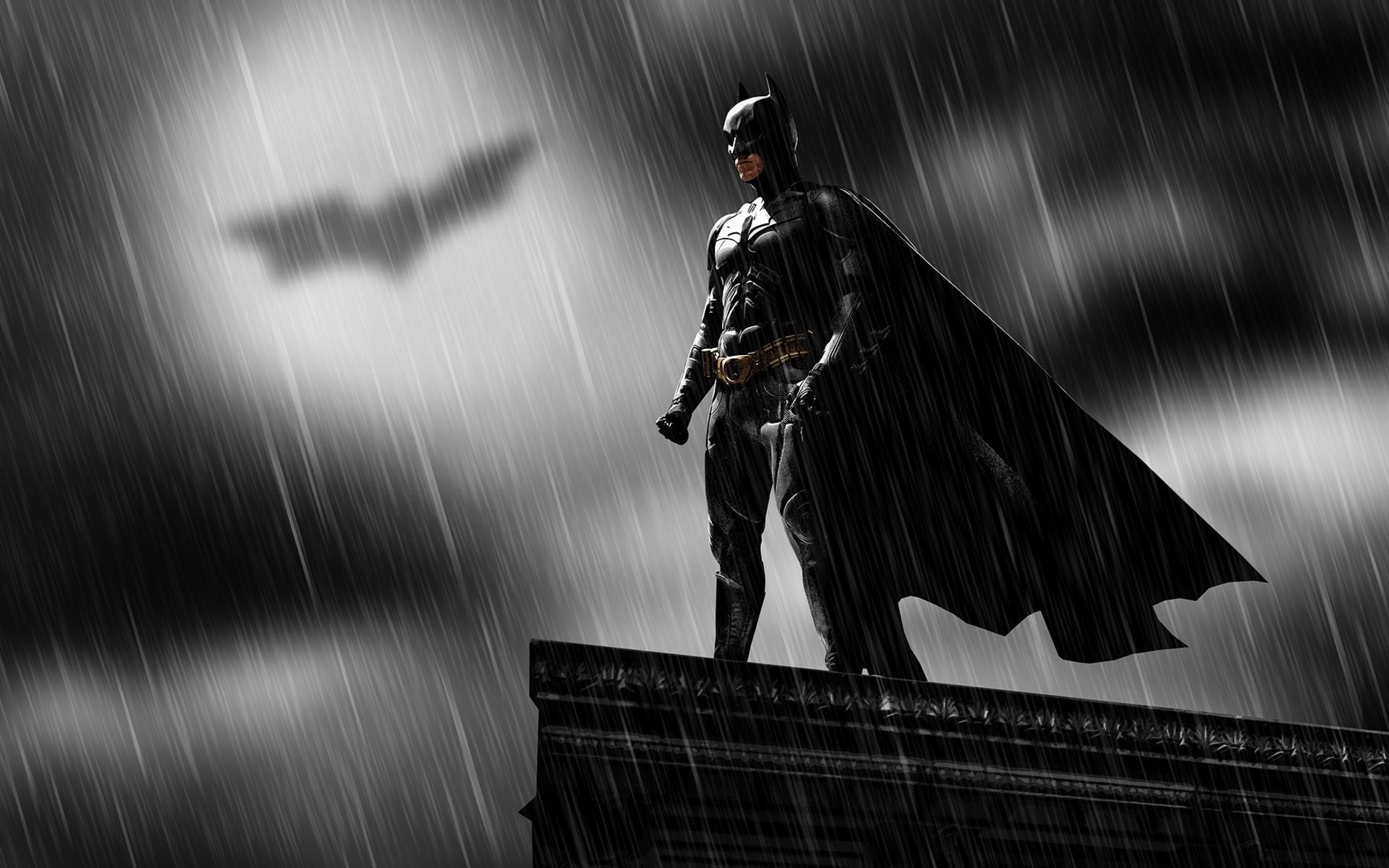 1920x1200 Batman Light Wallpaper