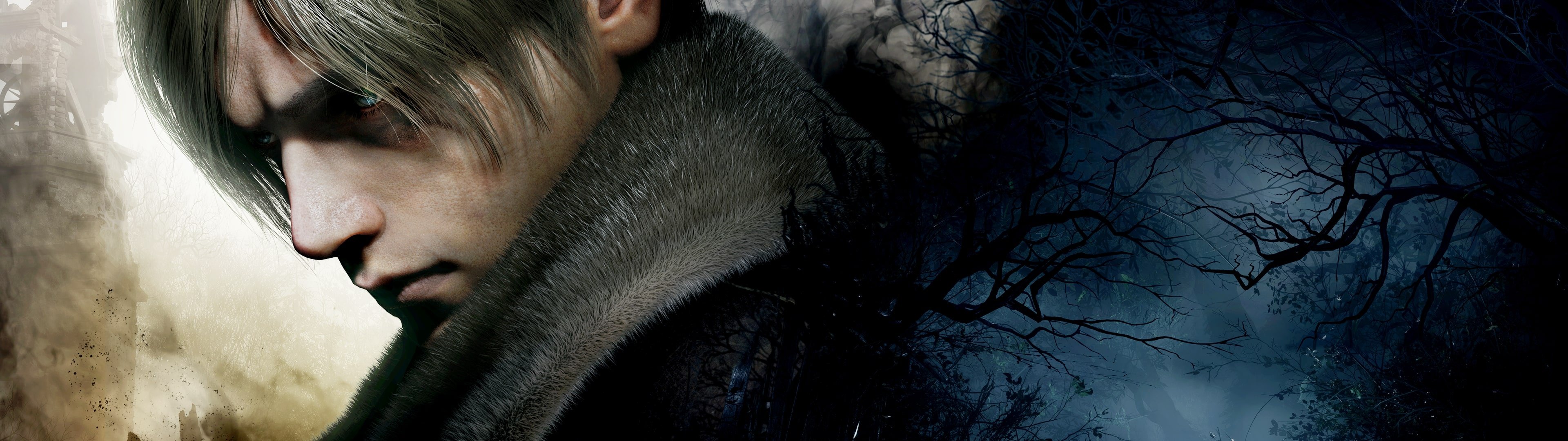 3840x1080 Resident Evil 4 Wallpaper 4K, Game Art, Survival games