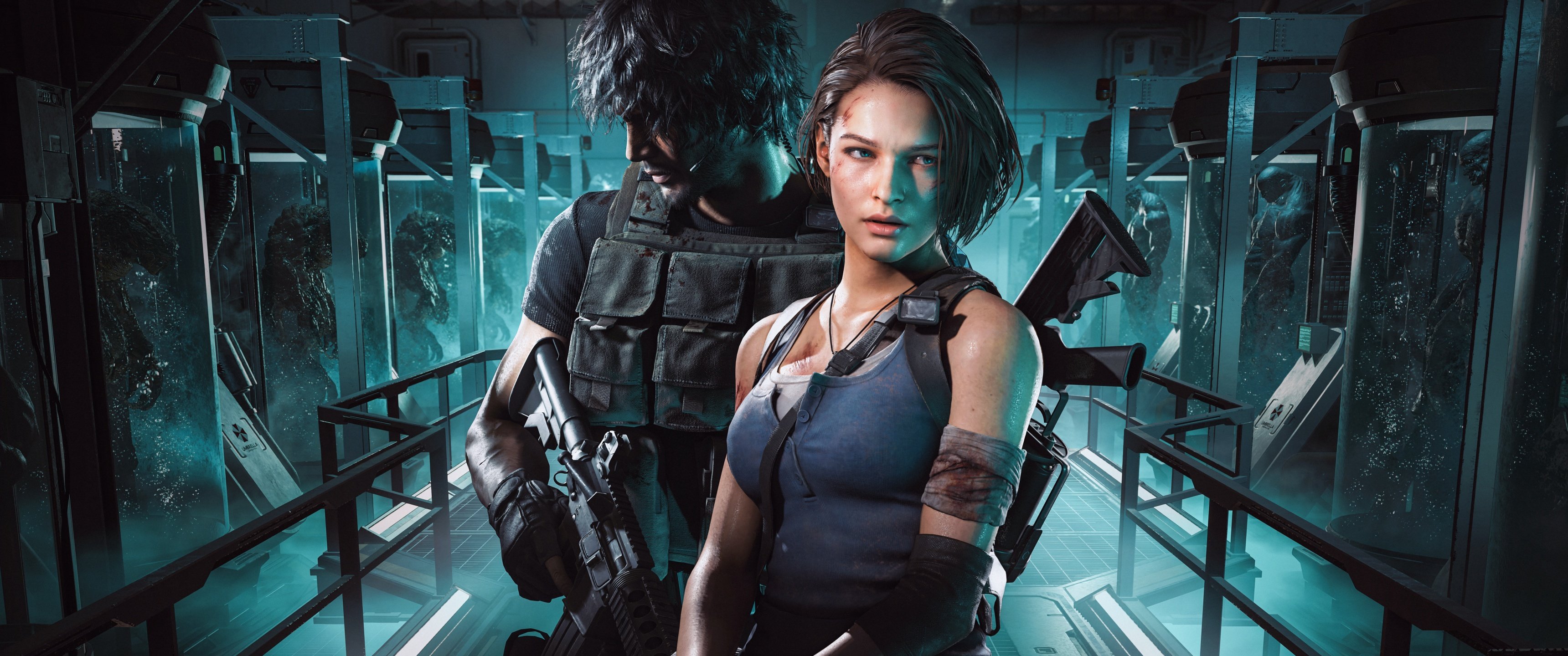 3440x1440 Resident Evil 3 Wallpaper 4K, Survival games, Jill Valentine