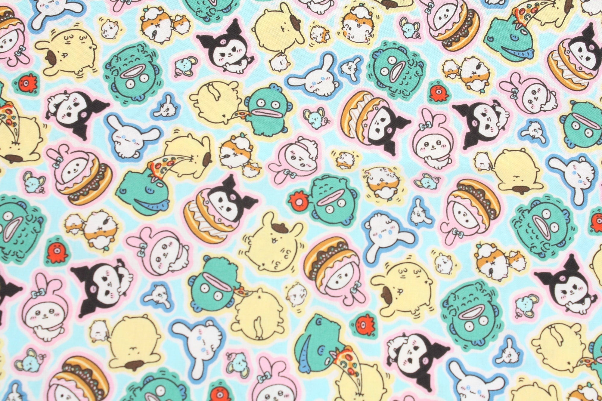 2000x1333 Sanrio x Chiikawa Collaboration Character Fabric printed in Japan