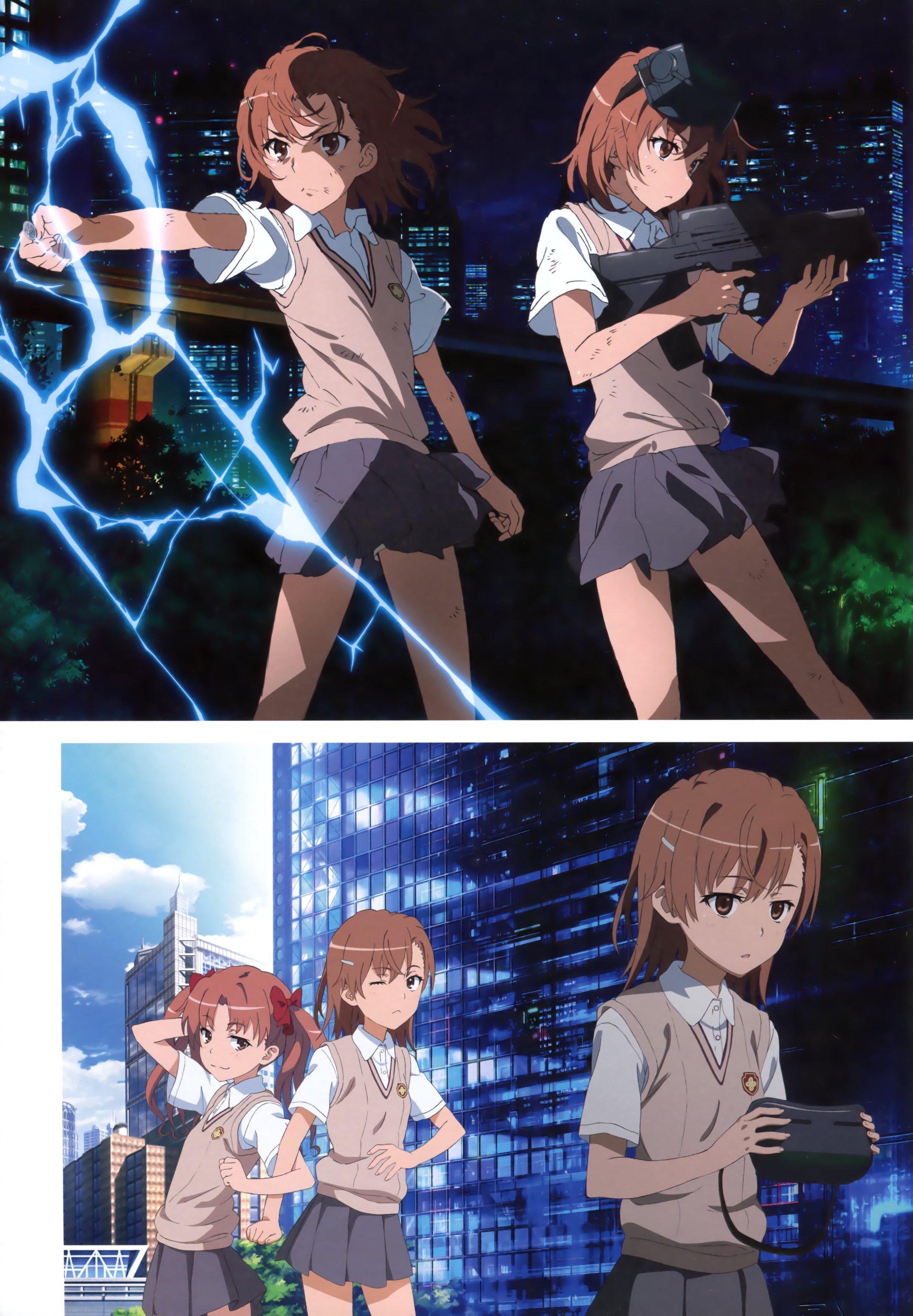 2150x3100 To Aru Kagaku no Railgun (A Certain Scientific Railgun), Mobile Wallpaper Anime Image Board
