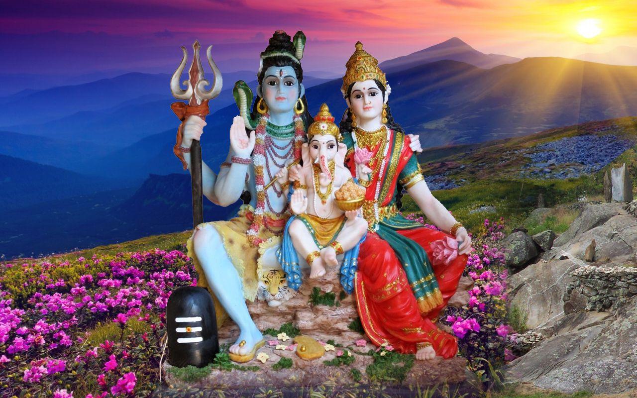 1280x800 Shiv Parvati Wallpaper, photo, picture & image for desktop