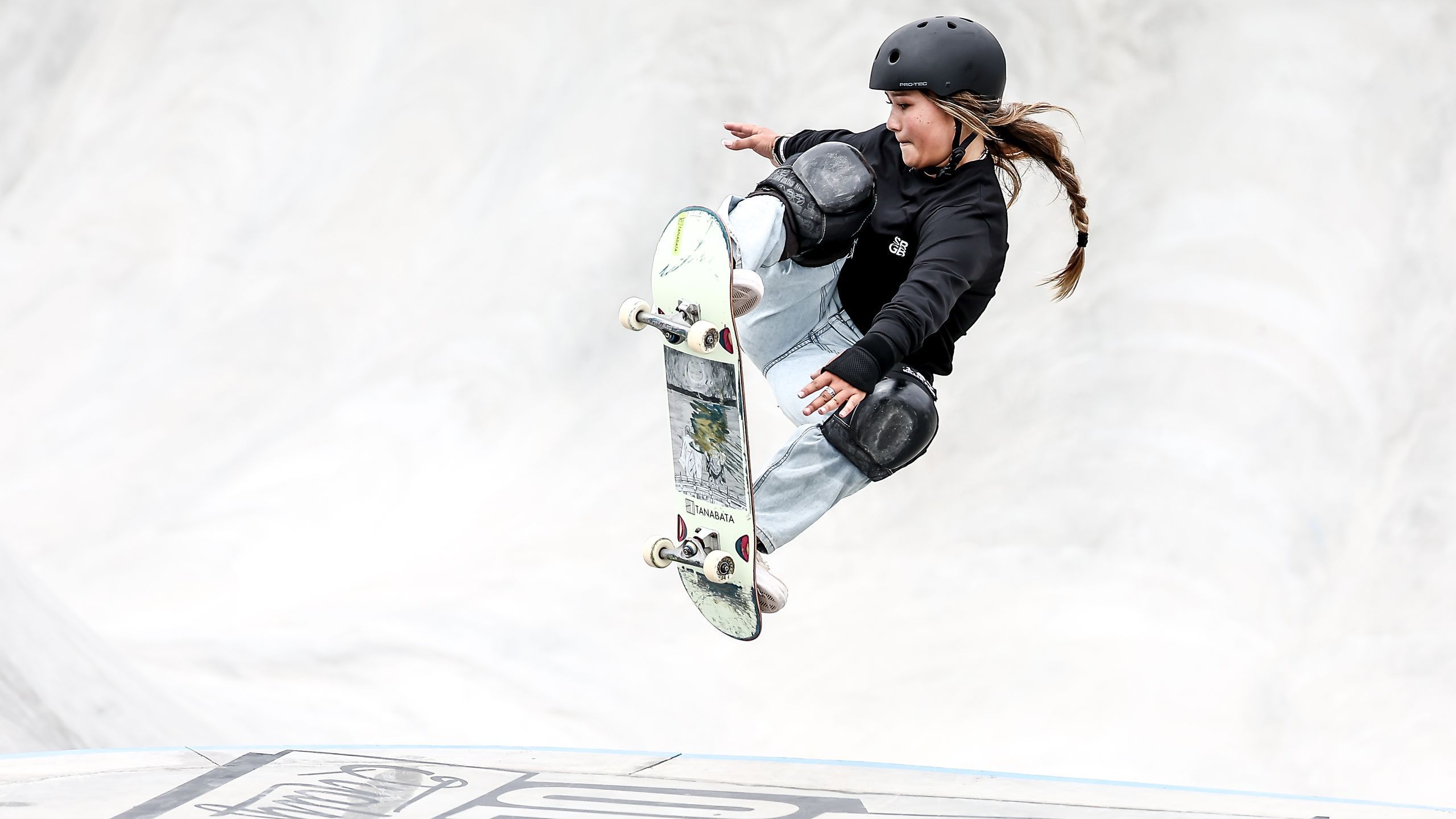 2560x1440 Paris Olympics 2024: Sky Brown, 15 and Andy Macdonald, qualify for Team GB skateboarding event