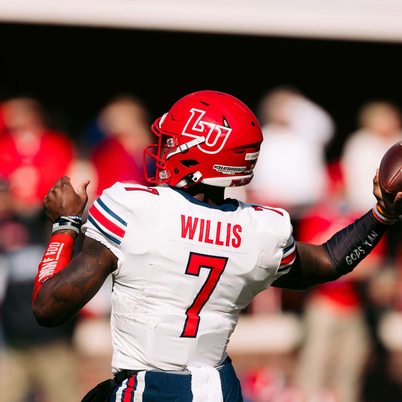 1400x1400 Download Malik Willis Liberty University Football Quarterback Wallpaper