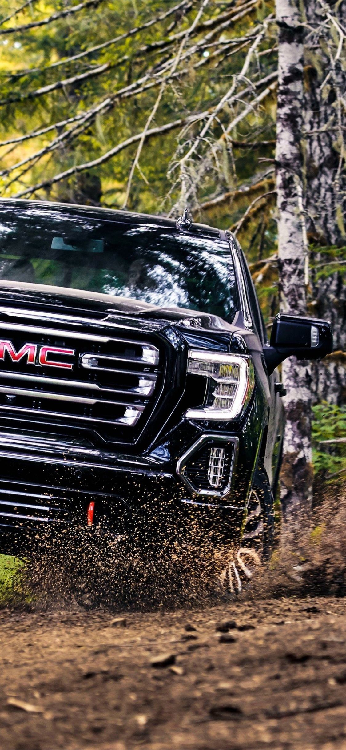 1125x2436 lifted gmc trucks iPhone Wallpaper Free Download