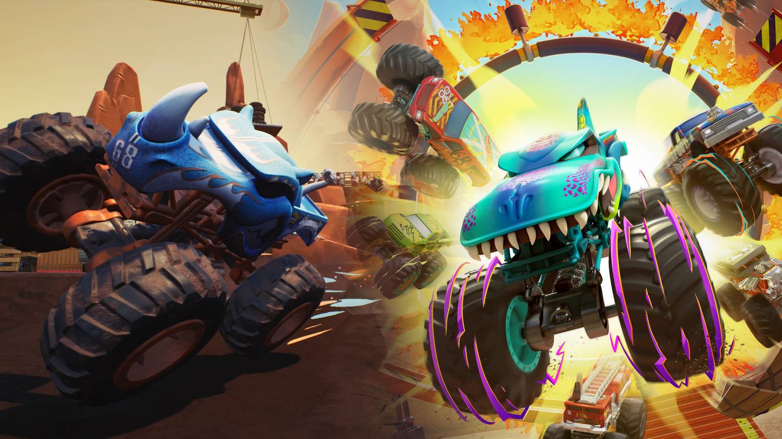 1600x900 Hot Wheels Monster Trucks: Stunt Mayhem Editions, Platforms, & Prices