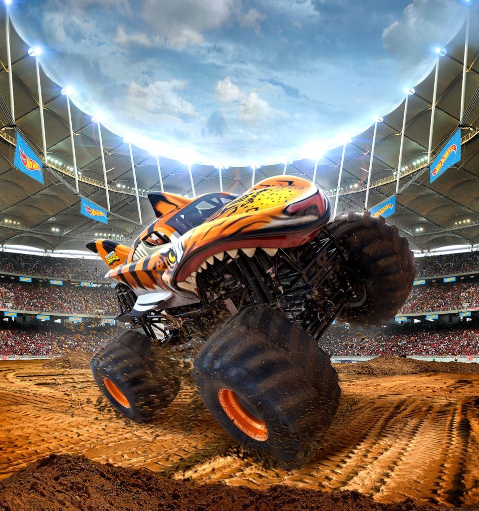 960x1024 MONSTER TRUCKS LIVE Woods Art 3D Generalist Illustrator