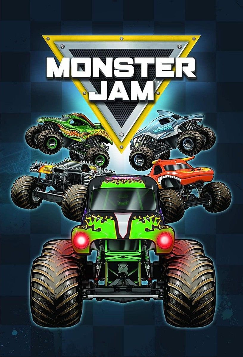 816x1200 Monster Jam Fleece Blanket Digger Soft Bed Throw Matches Bedding