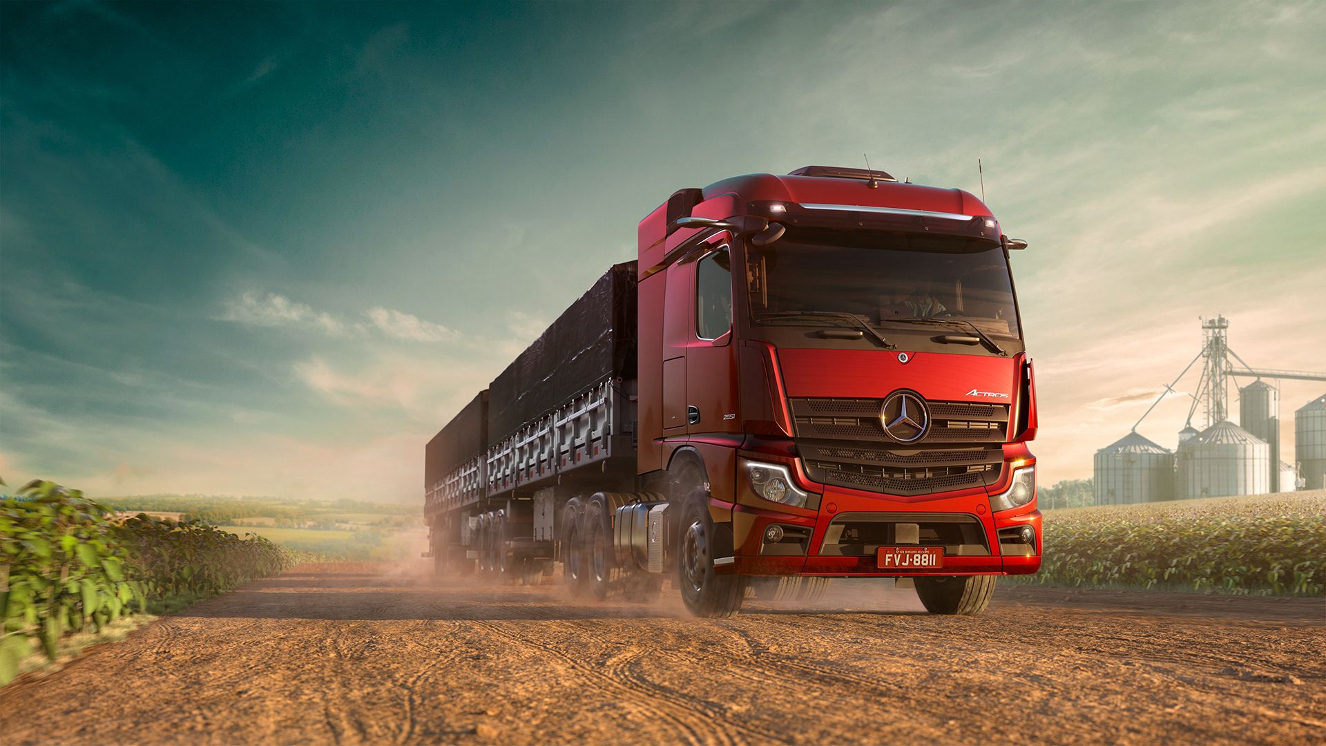 1920x1080 MERCEDES TRUCKS (2). Image - Behance