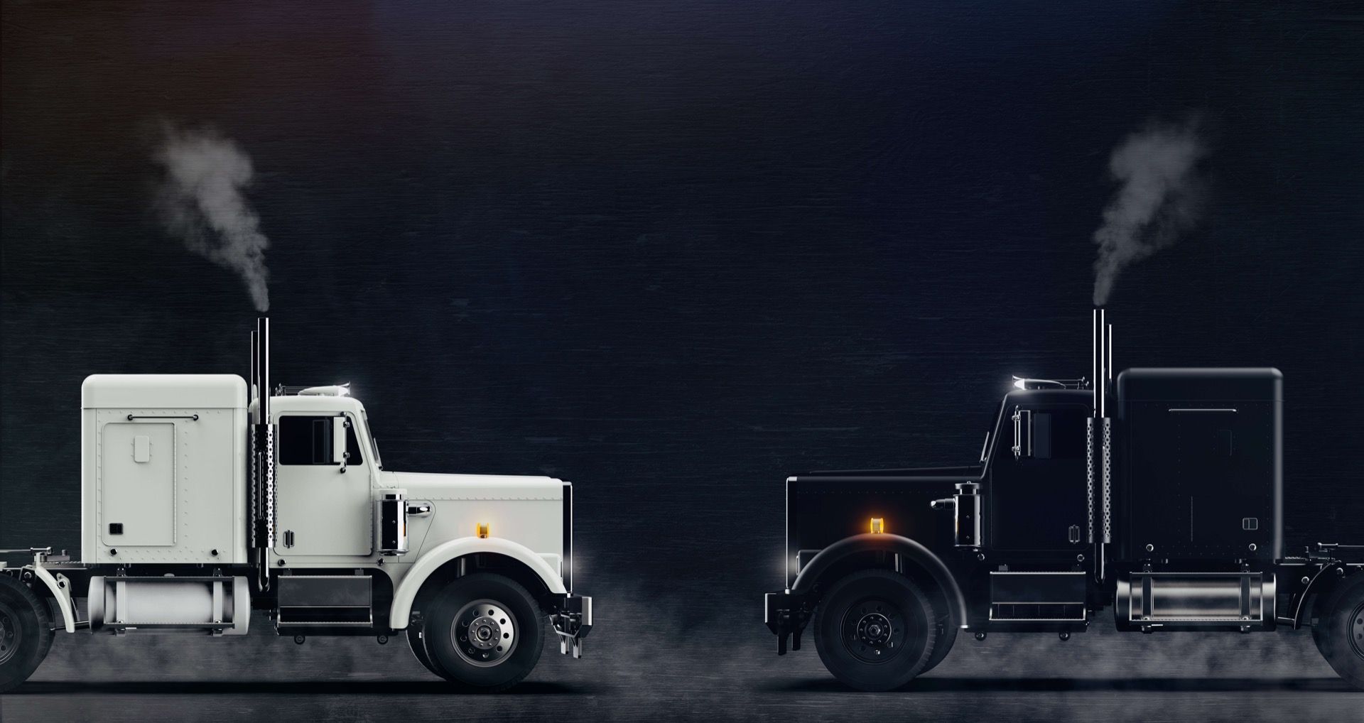 1920x1018 Black and white truck