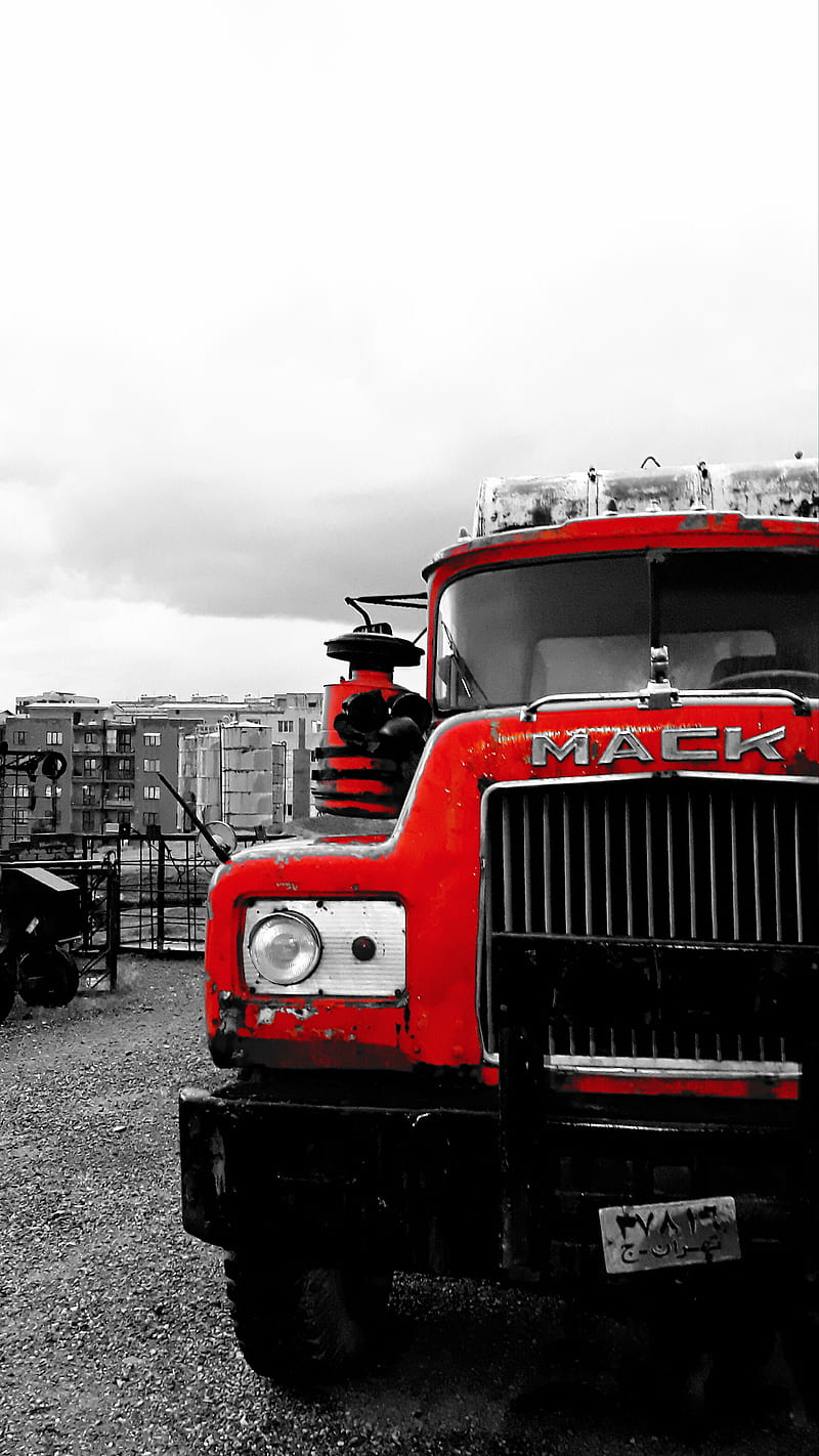 800x1422 HD red truck old truck wallpaper