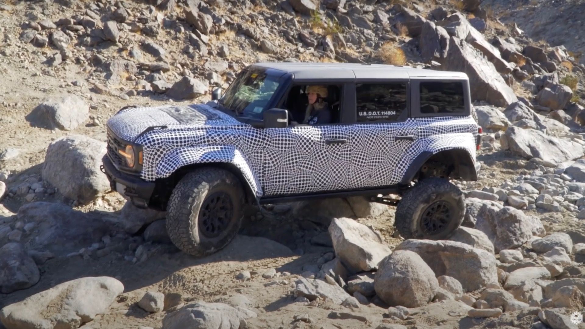 1920x1080 Witness the 2022 Ford Bronco Raptor's rock crawling capabilities