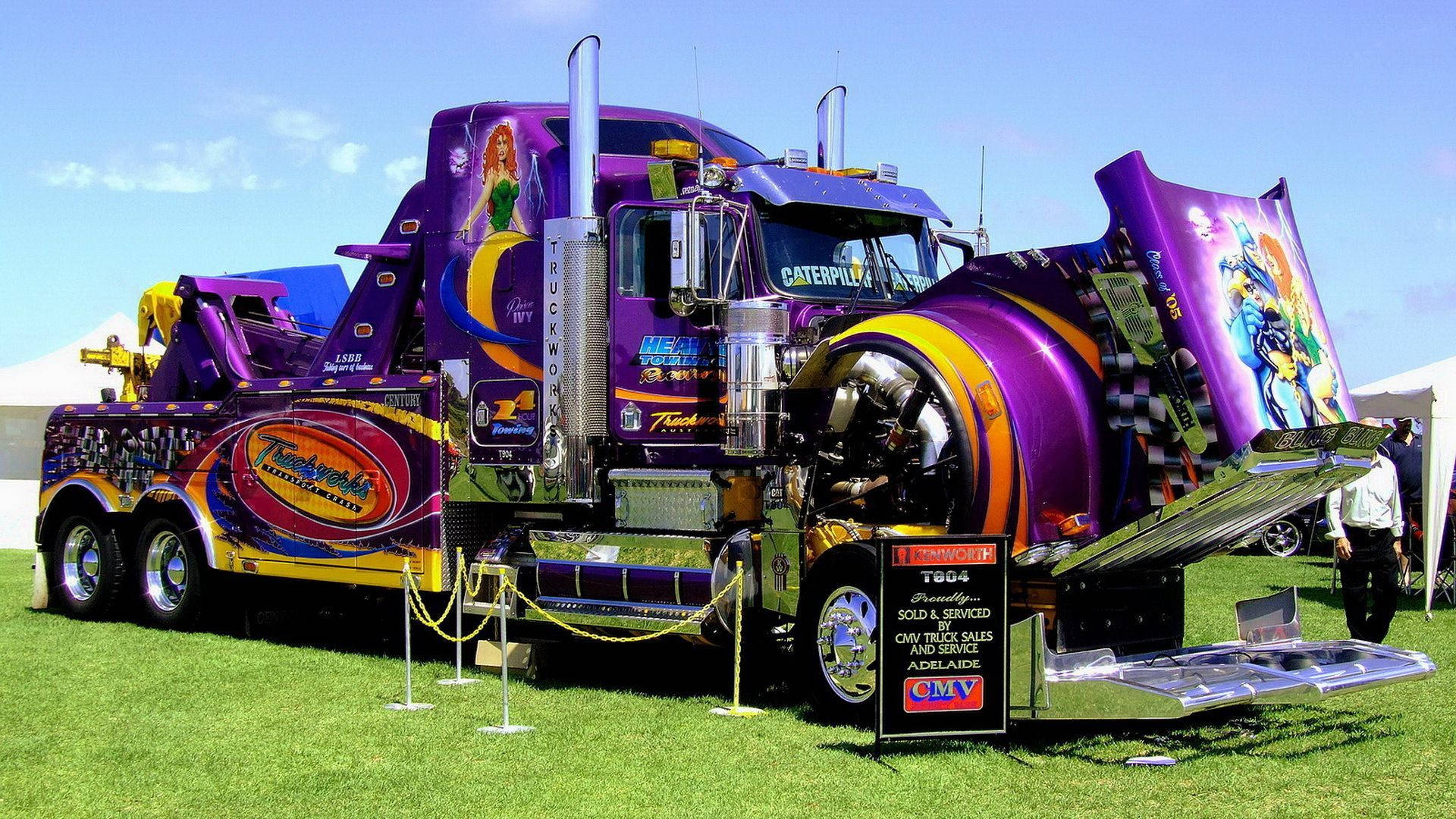 1920x1080 Download Kenworth Customized Truck Wallpaper