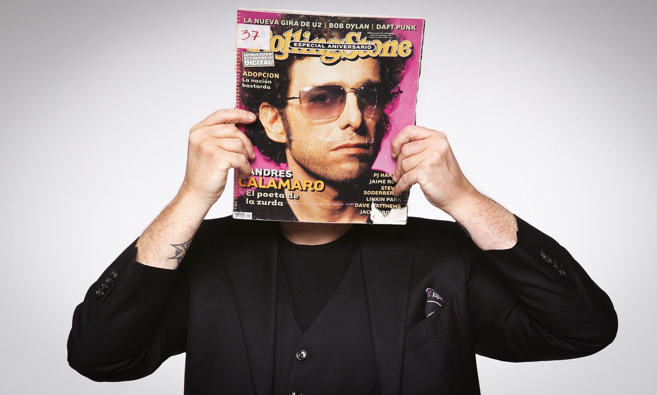 1280x770 Si no fuera por estas fotos ni sabría que estuve ahí. Calamaro cuenta el detrás de escena de sus tapas en Rolling Stone Stone en Español