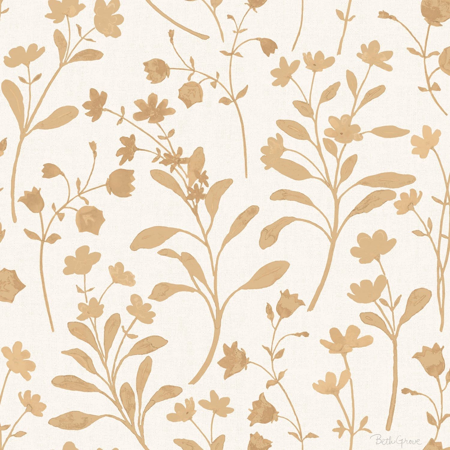 1500x1500 Flower Show Pattern, Style C, Wallpaper Eco Friendly Peel & Stick