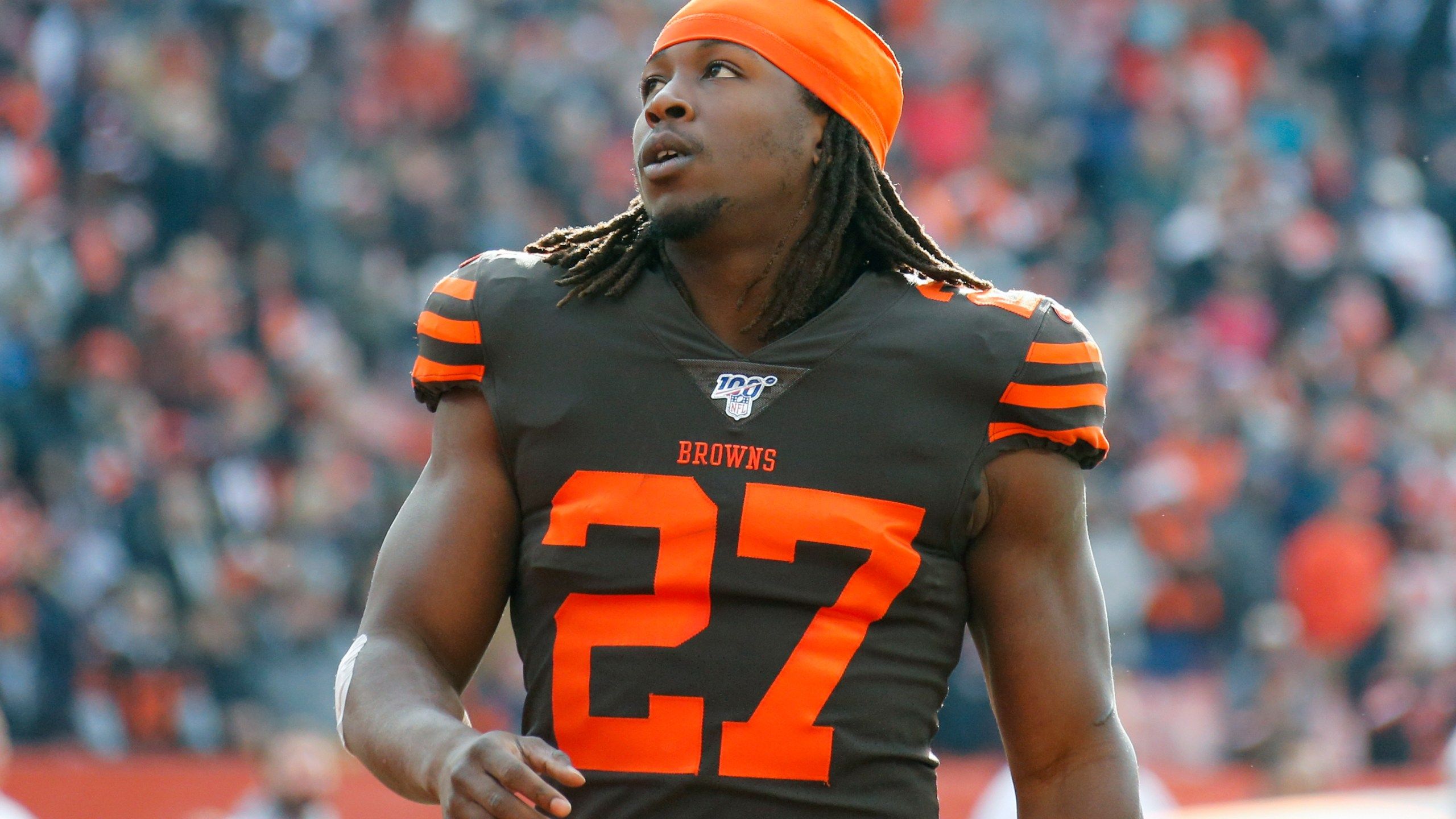 2560x1440 Browns' Hunt 'blessed' for another chance after traffic stop