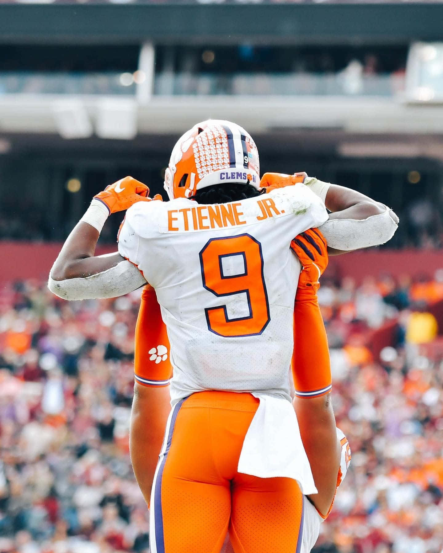 1440x1796 Download Travis Etienne Jr Clemson Football Uniform Wallpaper