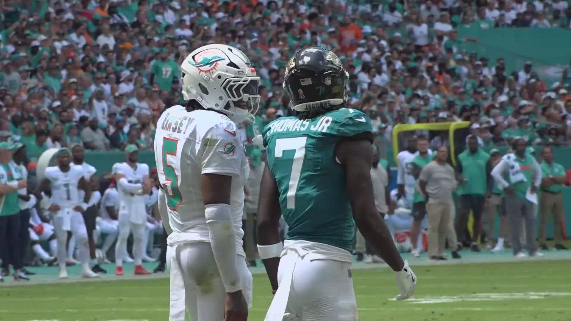 1920x1080 Brian Thomas Jr. showing some personality on the field