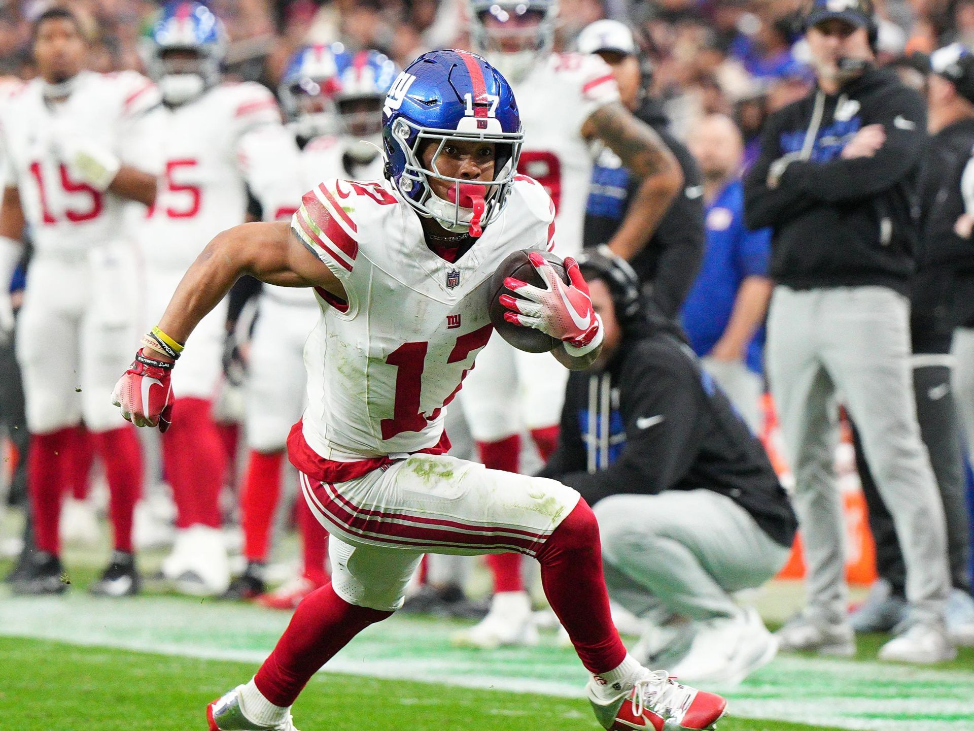1920x1440 New York Giants wide receiver Wan'Dale Robinson makes history with with special season not seen since 1990