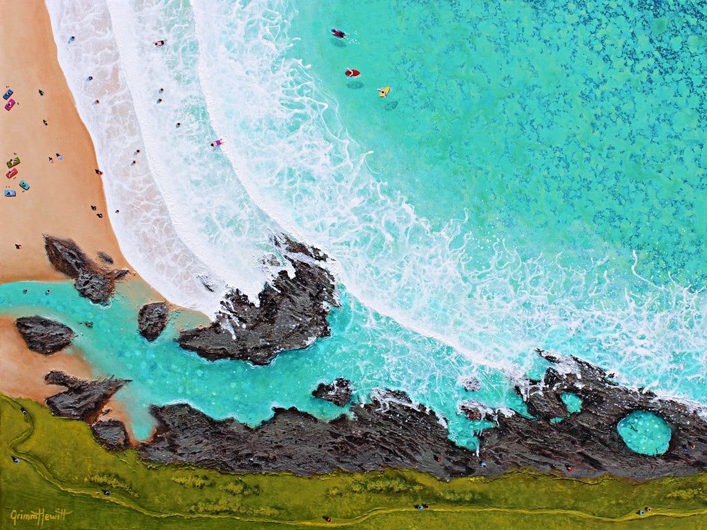 1024x768 East Beach' Print