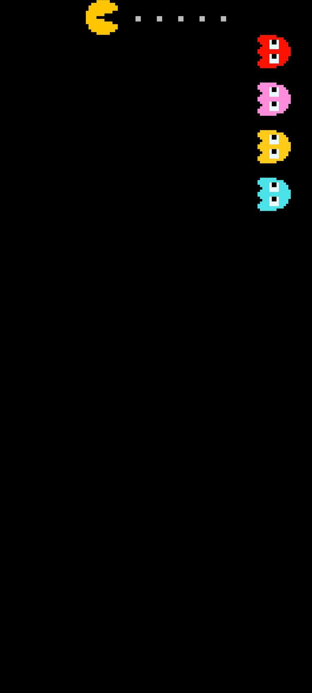1080x2400 Wallpaper Of POCOX2. Pac Man