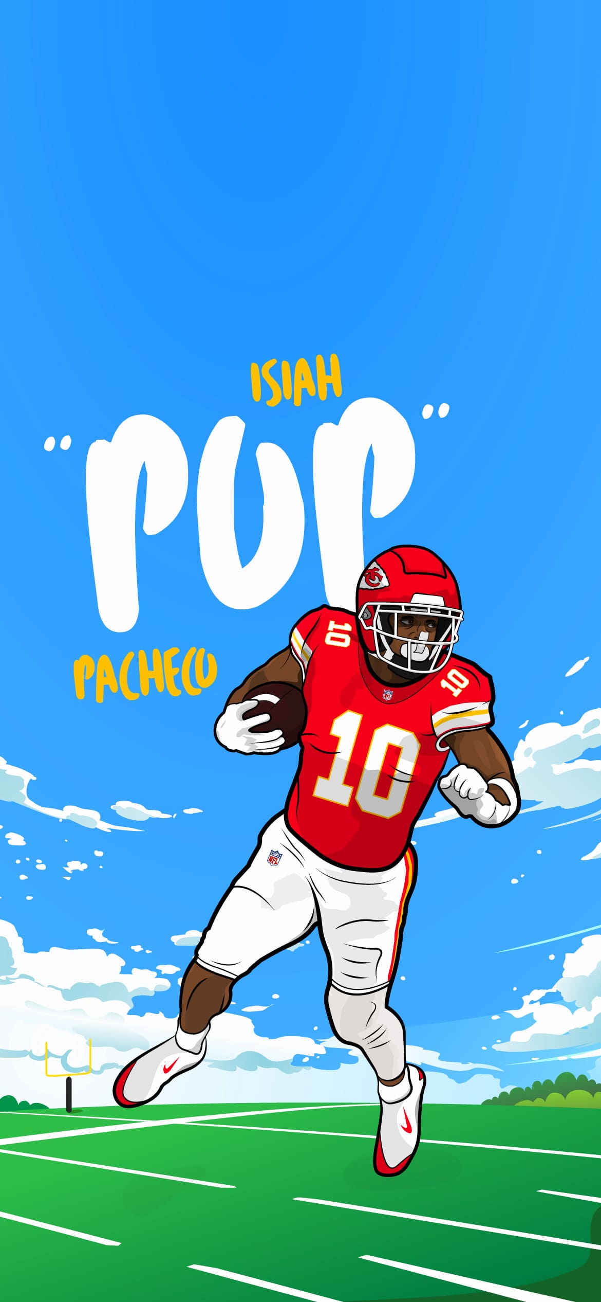 1170x2532 Isiah Pacheco Wallpaper