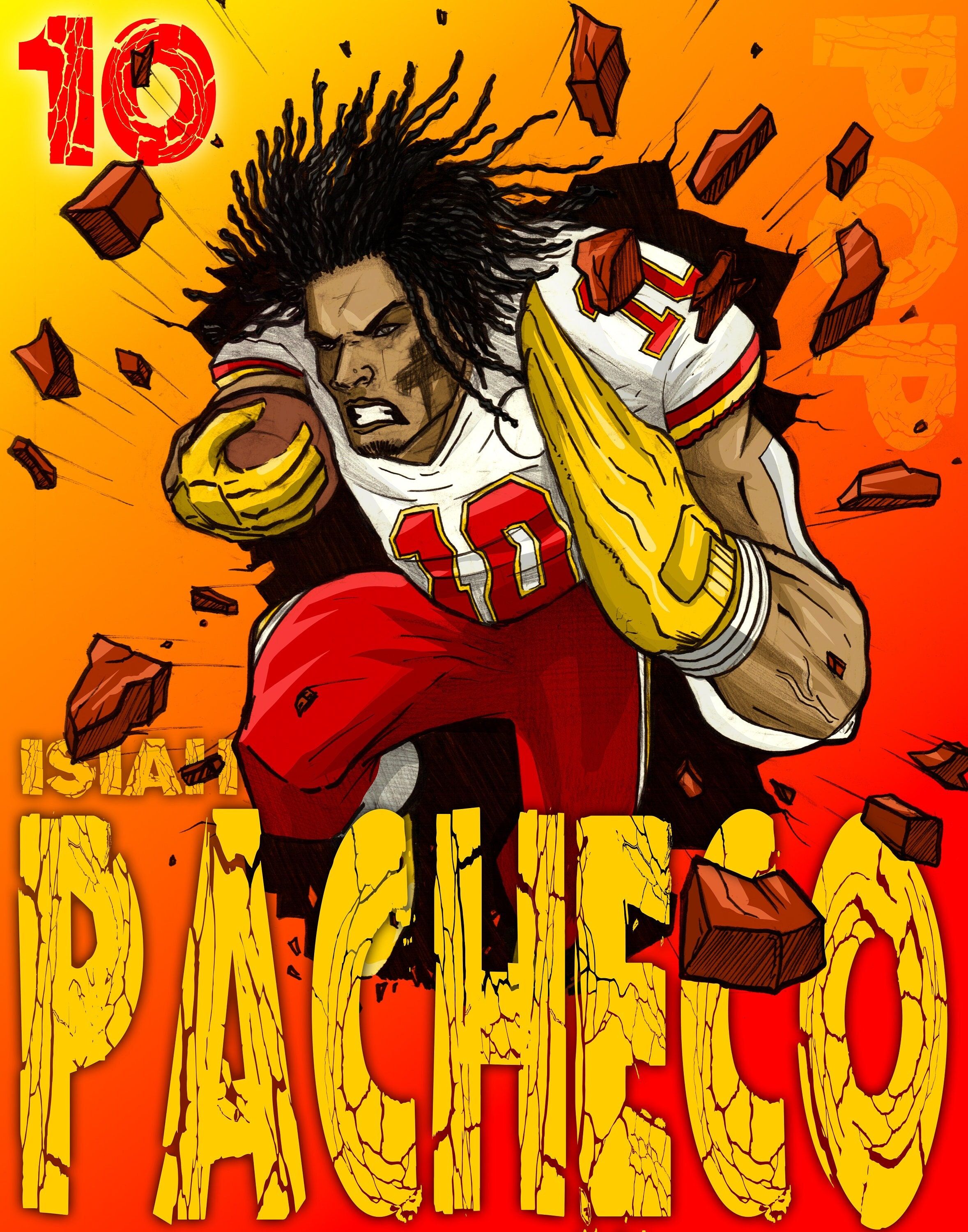 2357x3000 Isiah Pacheco Poster