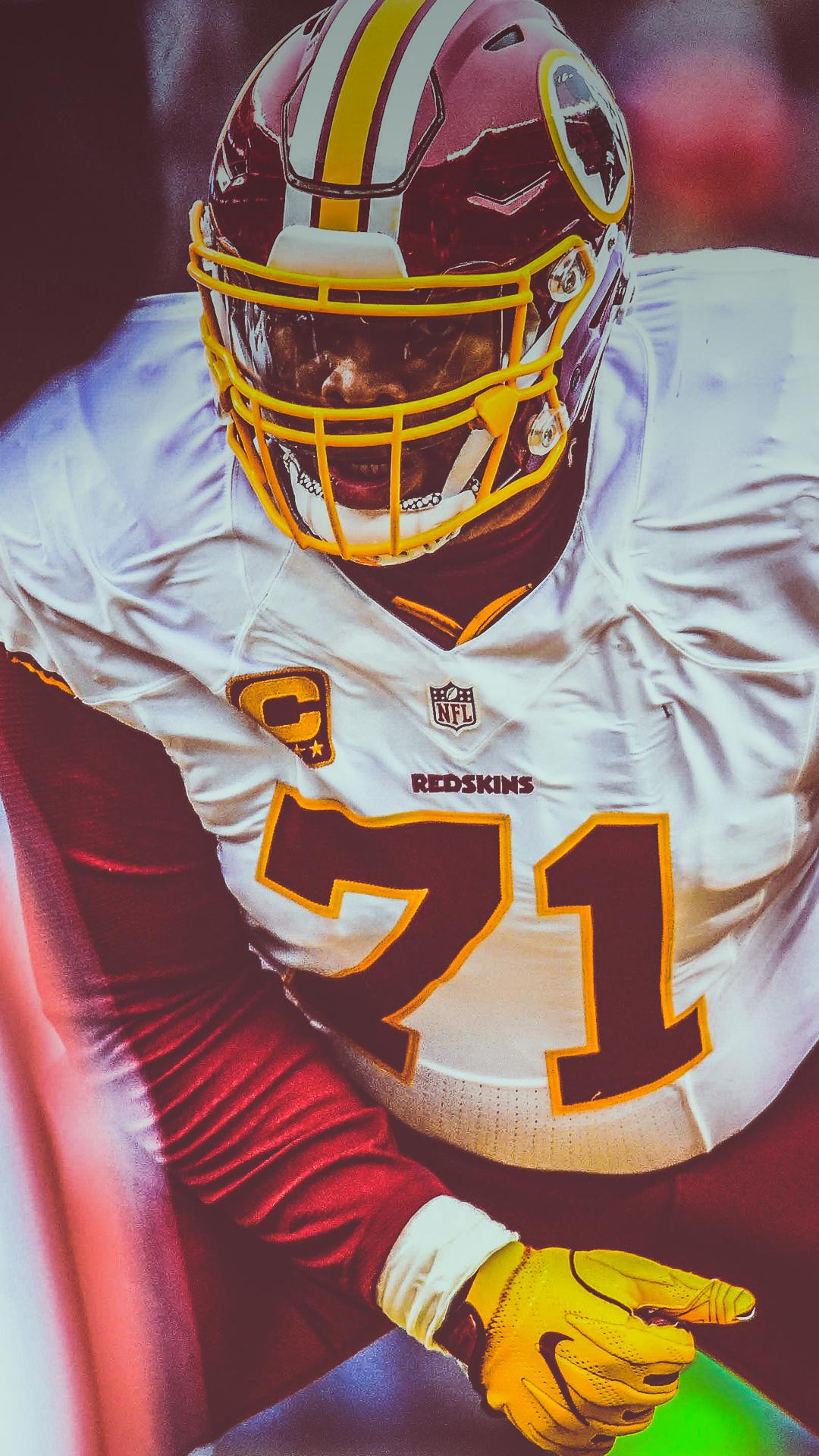 1080x1920 Redskins Trent Williams Wallpaper, HD Background