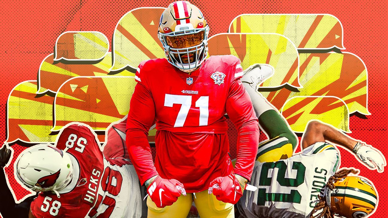 1296x729 Why San Francisco 49ers tackle Trent Williams and his blocks went viral
