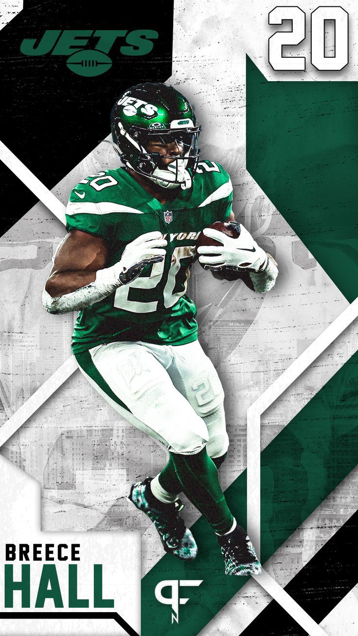736x1308 Mobile phone wallpaper of Jets RB Breece Hall